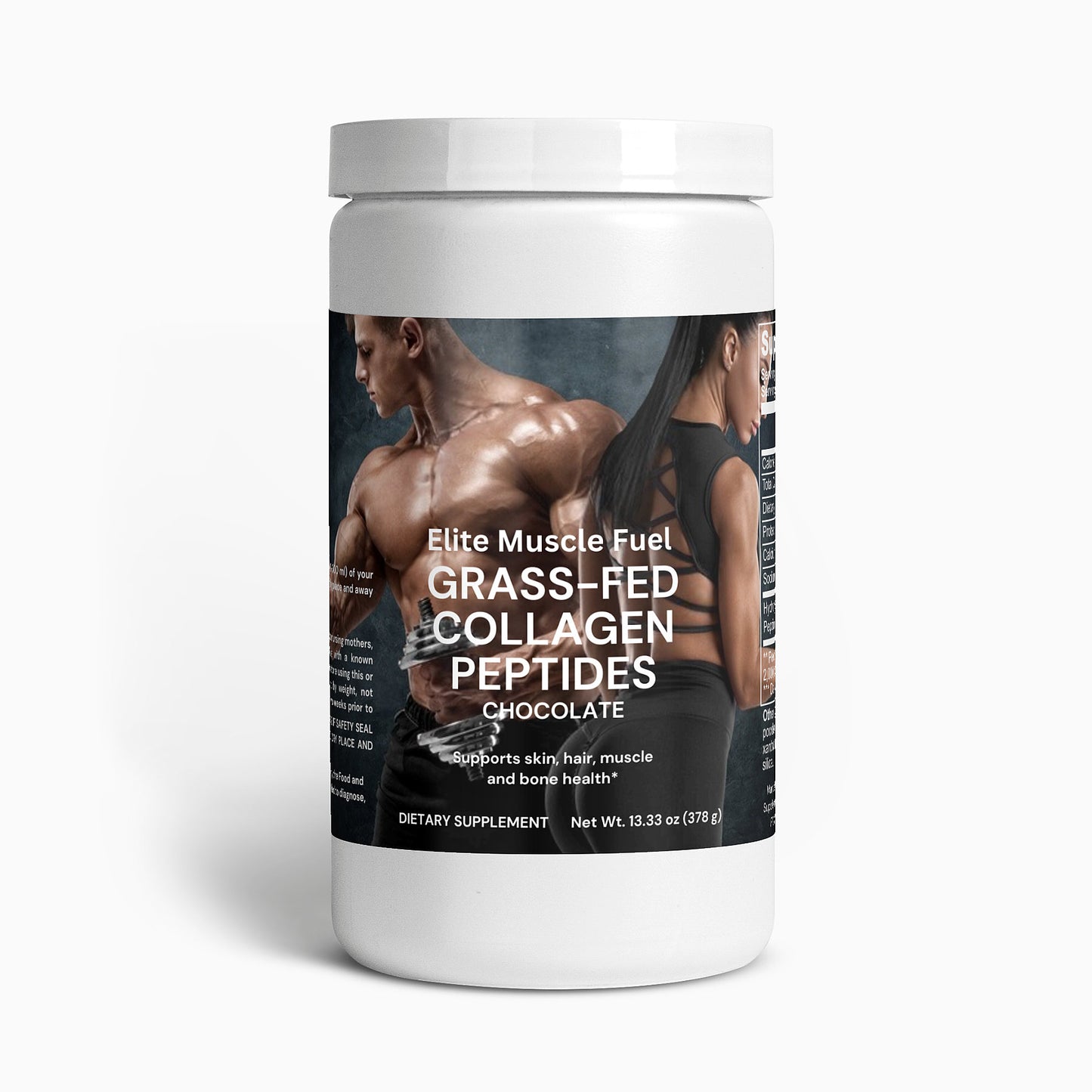 Grass-Fed Collagen Peptides Powder (Chocolate)