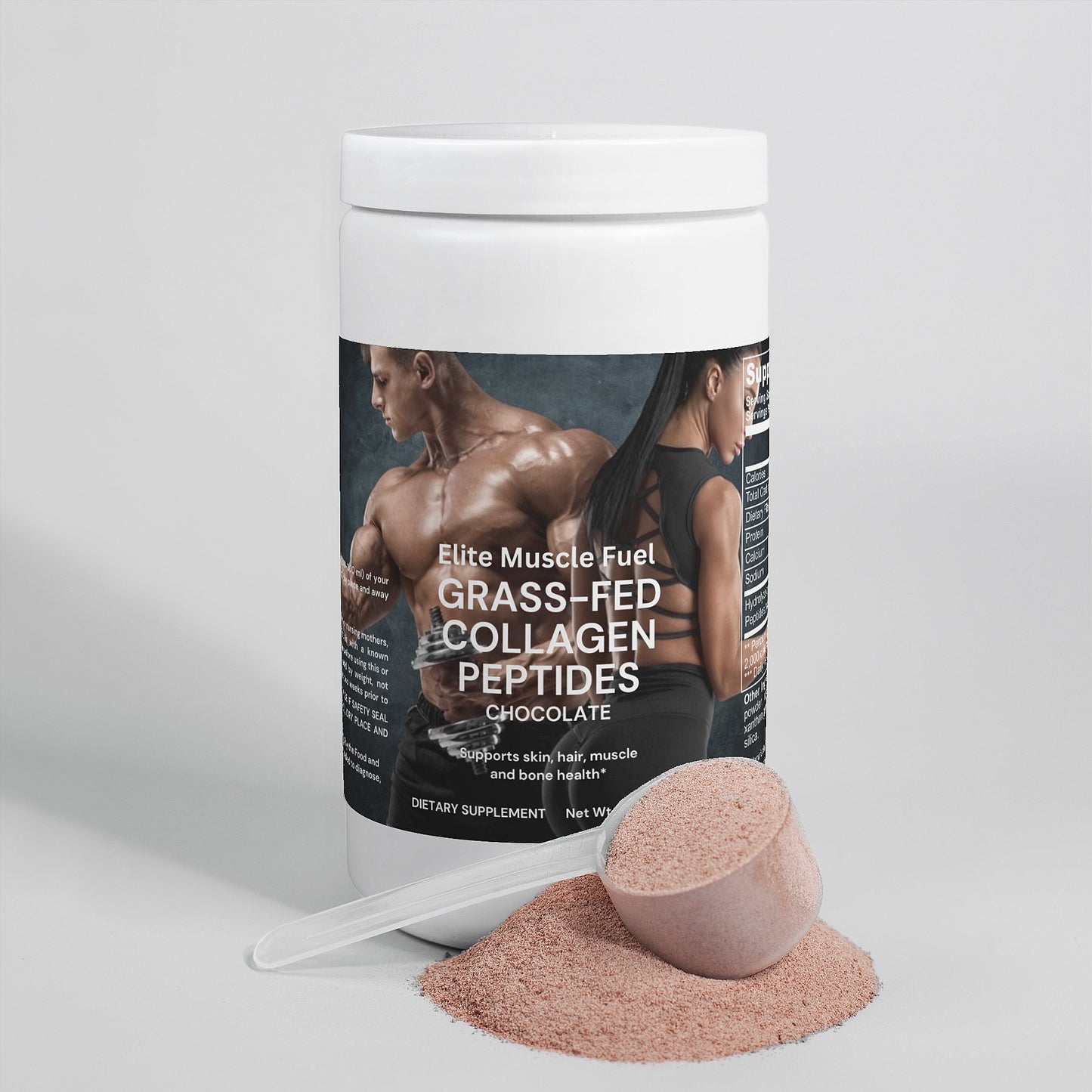 Grass-Fed Collagen Peptides Powder (Chocolate)