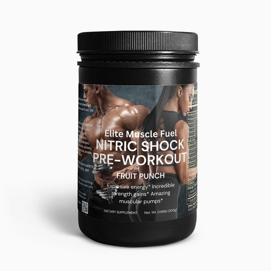 Nitric Shock Pre-Workout Powder (Fruit Punch)